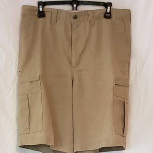 Vintage Men's DICKIE'S Cargo Shorts in Khaki - 34